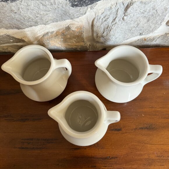 Jackson Custom China Falls Creek, Pa-4.5" pitchers, set of three, made in USA - Picture 4 of 12